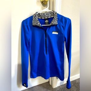 Pink Victoria secret blue long sleeve size extra small
